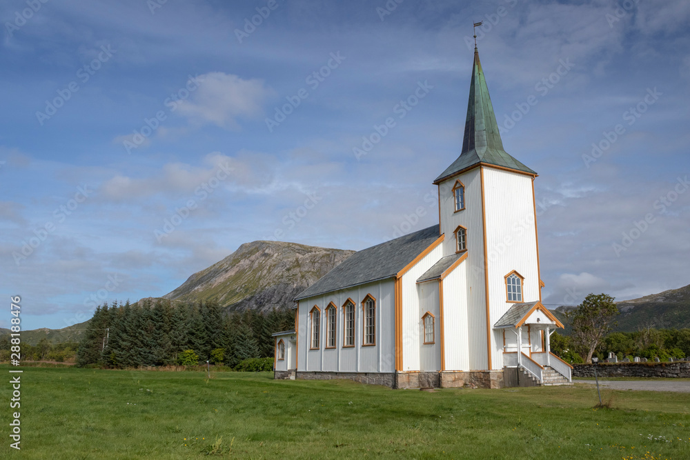 Valberg Church, Vestvagoy, Norway