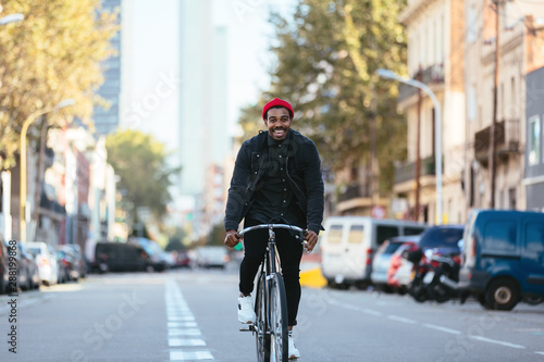 Wallpaper Mural Cycling the city. Torontodigital.ca