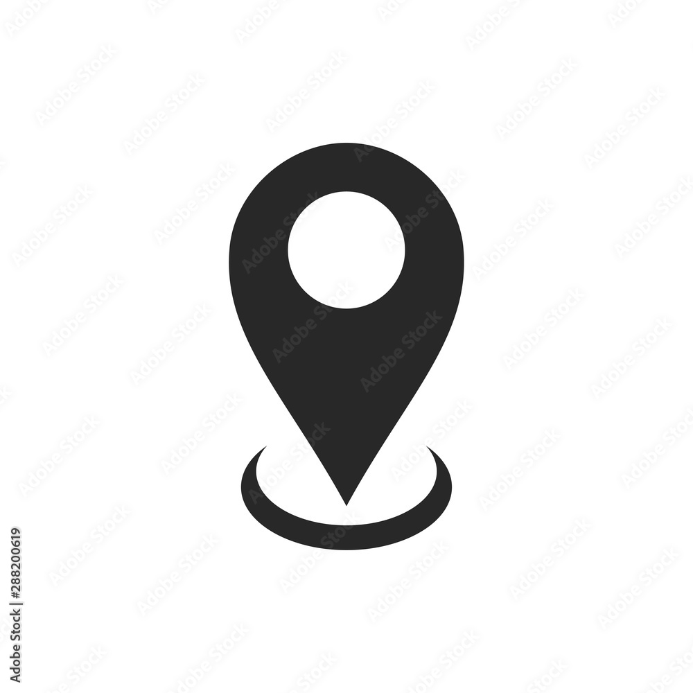Pin Location Mark Sign Icon Vector Illustration Pin Location Mark Sign Icon Vector Illustration