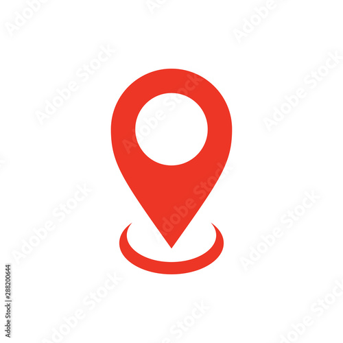 Free Download Pin Location Mark Sign Icon Vector Illustration - GFXLoad