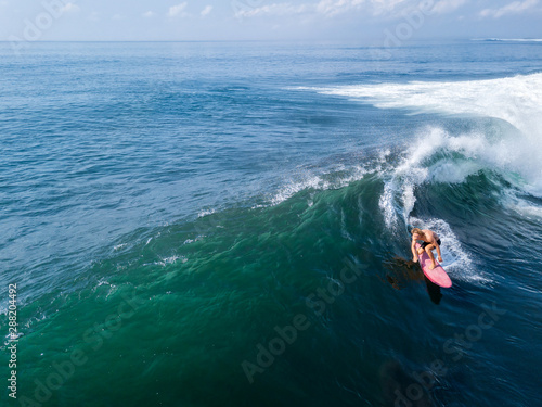 Wallpaper Mural Surfing a wave Torontodigital.ca