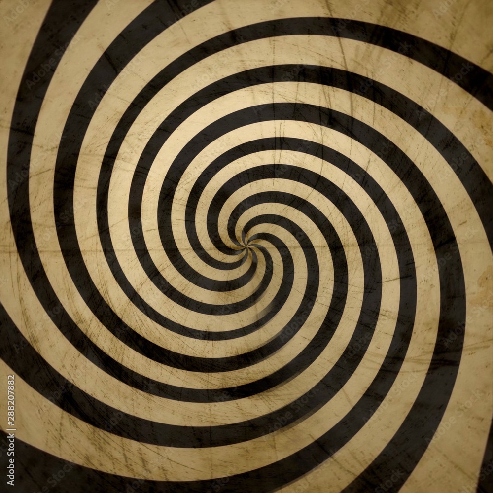 Naklejka premium circle swirl vintage background, abstract background, paper style background, retro texture, old texture. Background circle swirl confused confused illusion. 