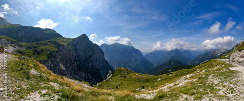 Slowenien Wandern Alpen Berge Natur Panorama Sommer