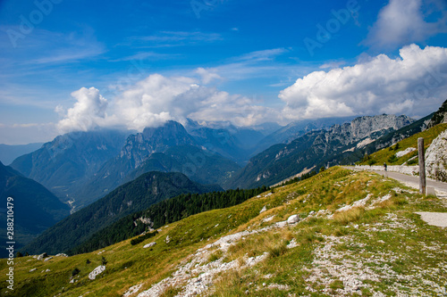 Slowenien Wandern Alpen Berge Natur Panorama Sommer