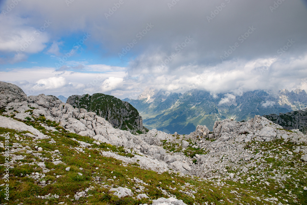 Slowenien Wandern Alpen Berge Natur Panorama Sommer Slowenien Wandern Alpen Berge Natur Panorama Sommer