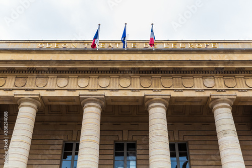 Odéon-Théâtre de l'Europe (built between 1779 and 1782) in Paris, France photo