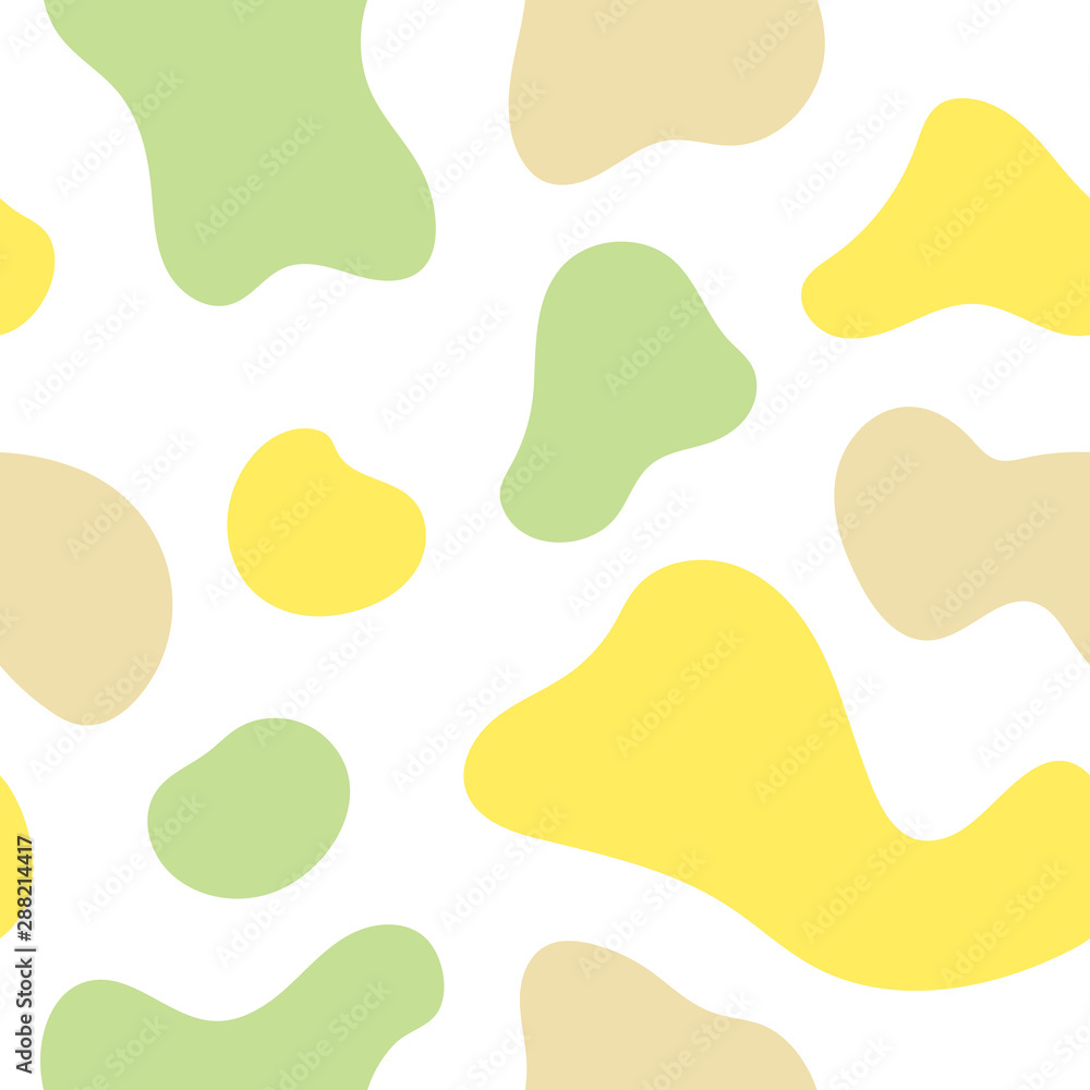 Minimal yellow and green backgrounds. Abstract forms.