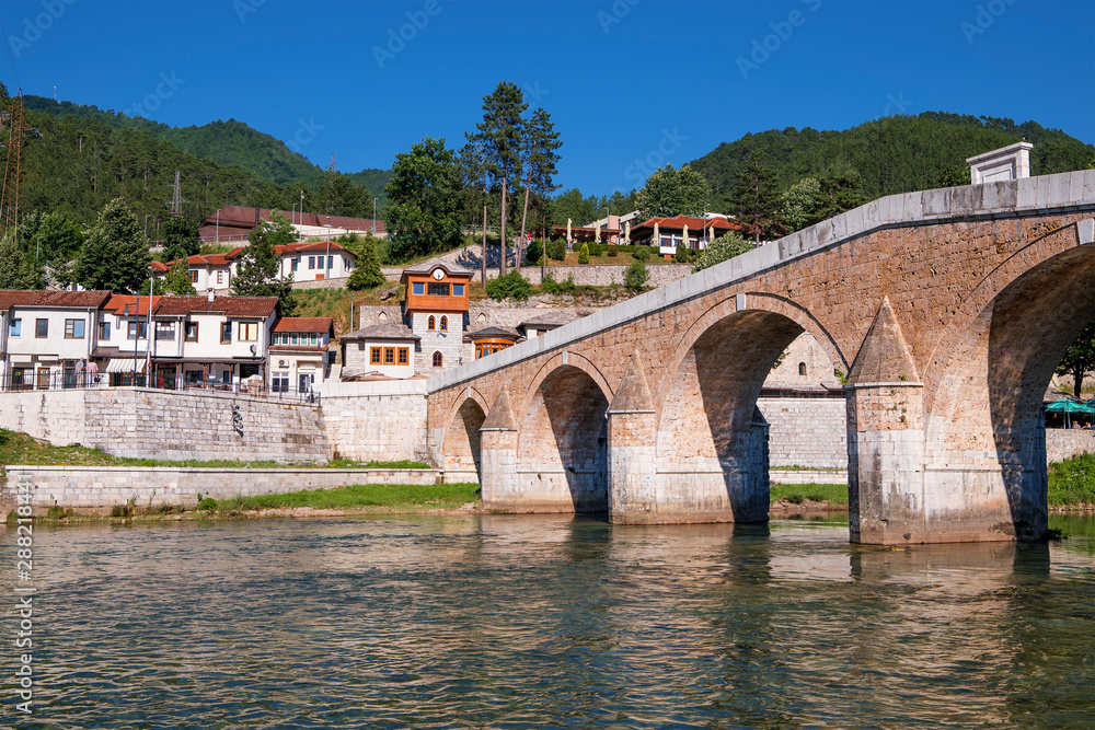 The Old Stone Bridge in Konjic (Bosnia and Herzegovina)