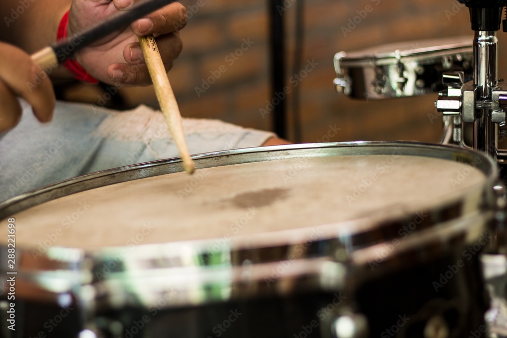 Obraz premium drummer in action