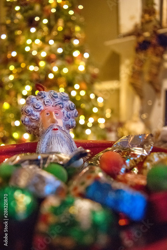 Santa Candy Bowl