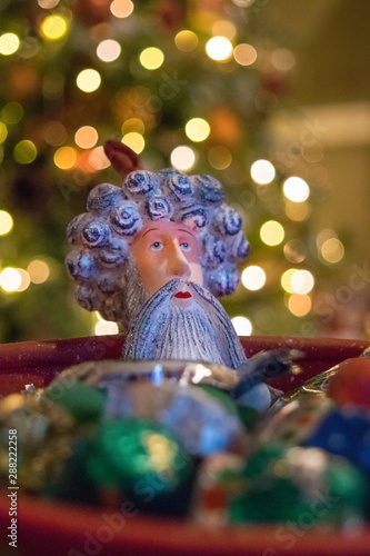 Santa Candy Bowl