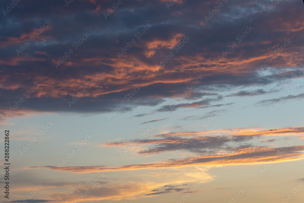 clouds on sunset . clear blue sky background,clouds with background