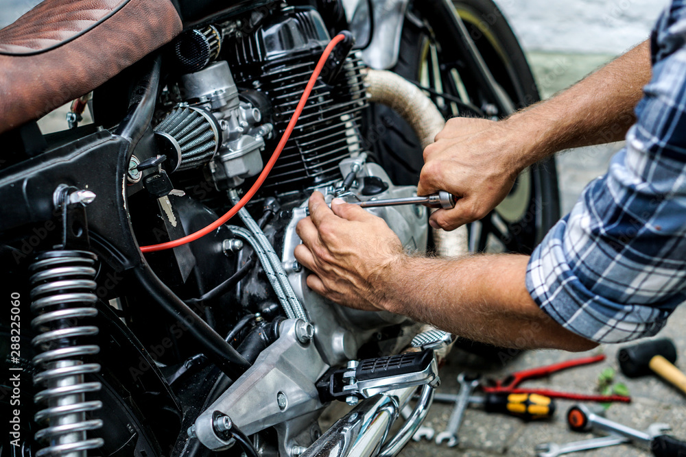 Motorrad Reparatur Motorrad Reparatur