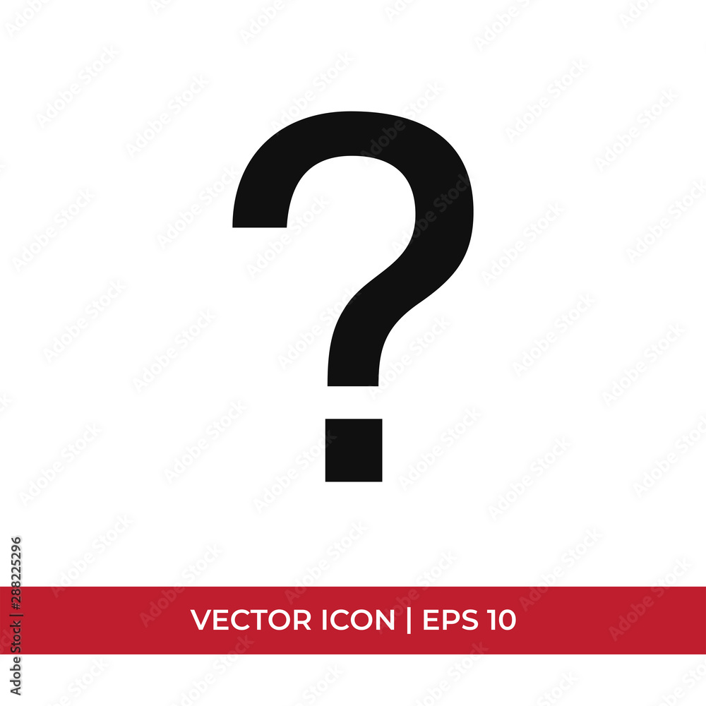 Question mark vector icon in modern design style for web site and mobile app Question mark vector icon in modern design style for web site and mobile app