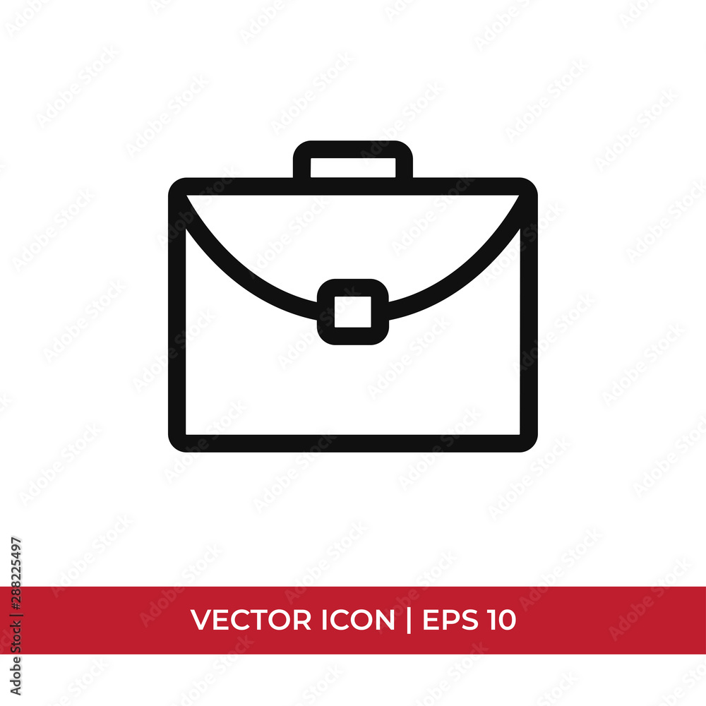 Briefcase vector icon in modern design style for web site and mobile app Briefcase vector icon in modern design style for web site and mobile app