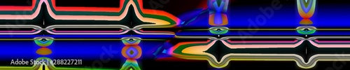 Digital art, panoramic abstract objects (20000 x 4000 Pixels), Germany © Alfred Sonsalla