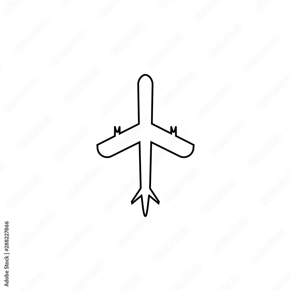 Air plane icon. Fly transport sign Air plane icon. Fly transport sign