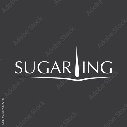 Vector logo for hair removal and sugaring company