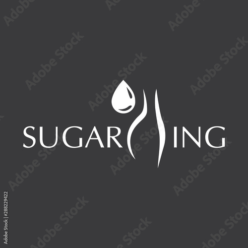 Vector logo for hair removal and sugaring company