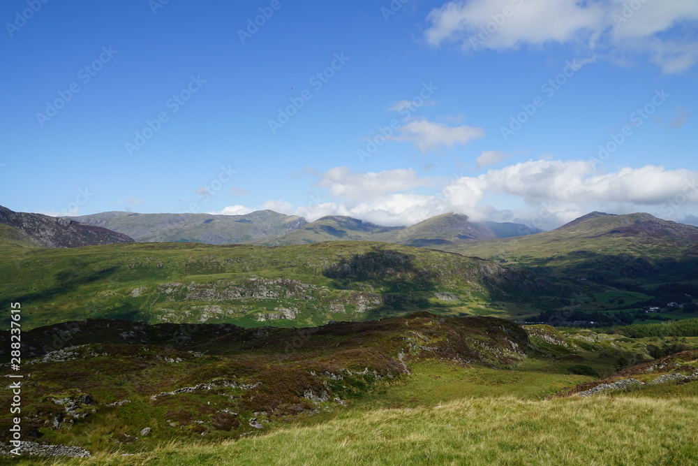 Brilliant Mountain Landscape in Wales UK Brilliant Mountain Landscape in Wales UK