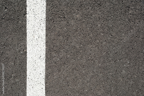 Wallpaper Mural New asphalt texture with white line. Top view Torontodigital.ca