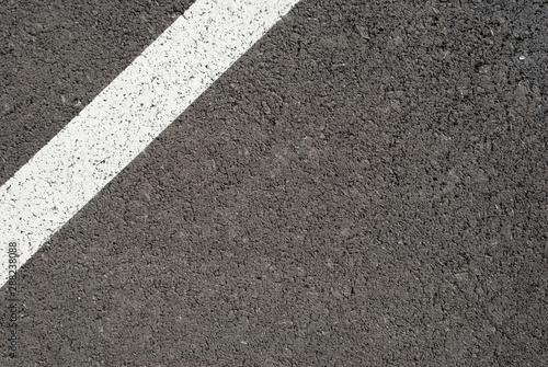 Wallpaper Mural New asphalt texture with white line. Top view Torontodigital.ca