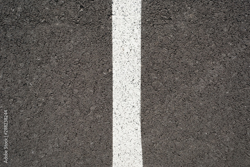 Wallpaper Mural New asphalt texture with white line. Top view Torontodigital.ca