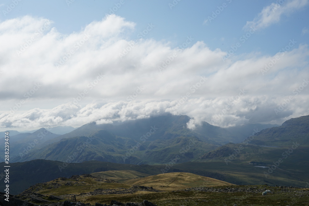 Fototapeta premium Snowdonia National Park Landscape - Wales UK