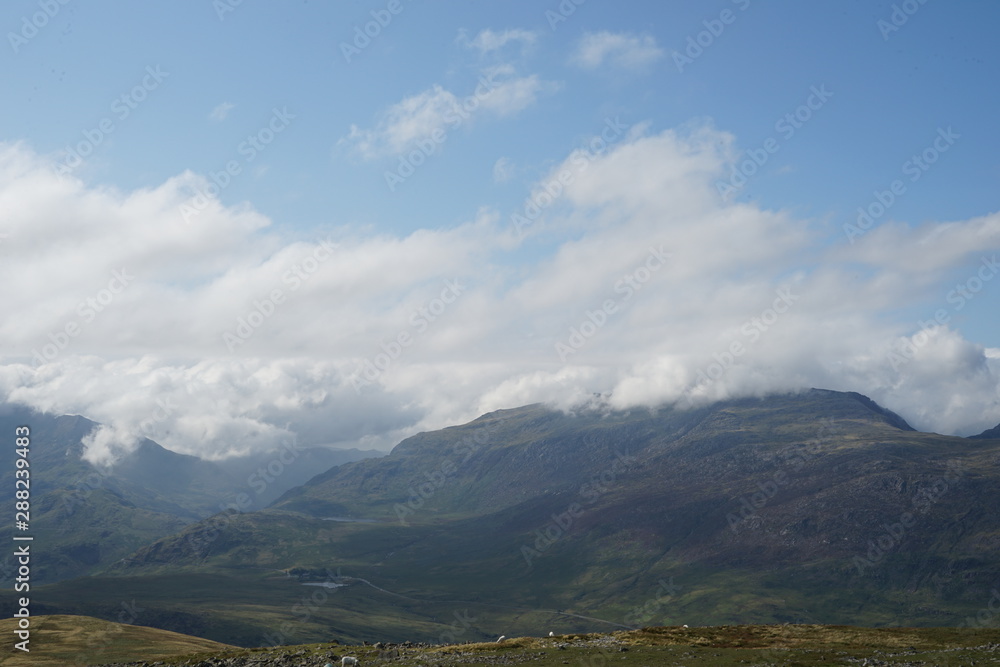 Fototapeta premium Snowdonia National Park Landscape - Wales UK