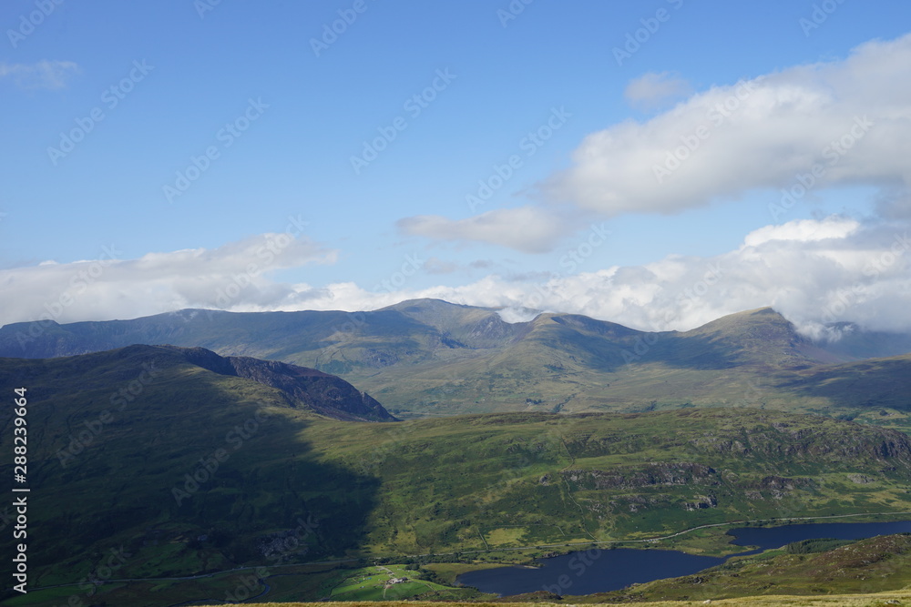 Fototapeta premium Snowdonia National Park Landscape - Wales UK