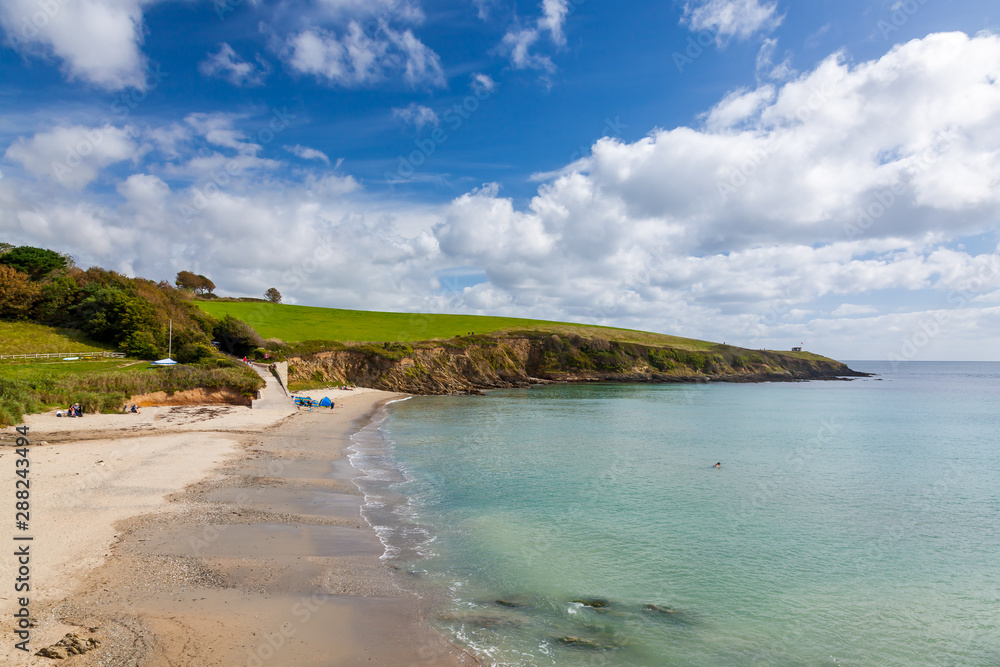Porthcurnick Beach Portscatho Cornwall England