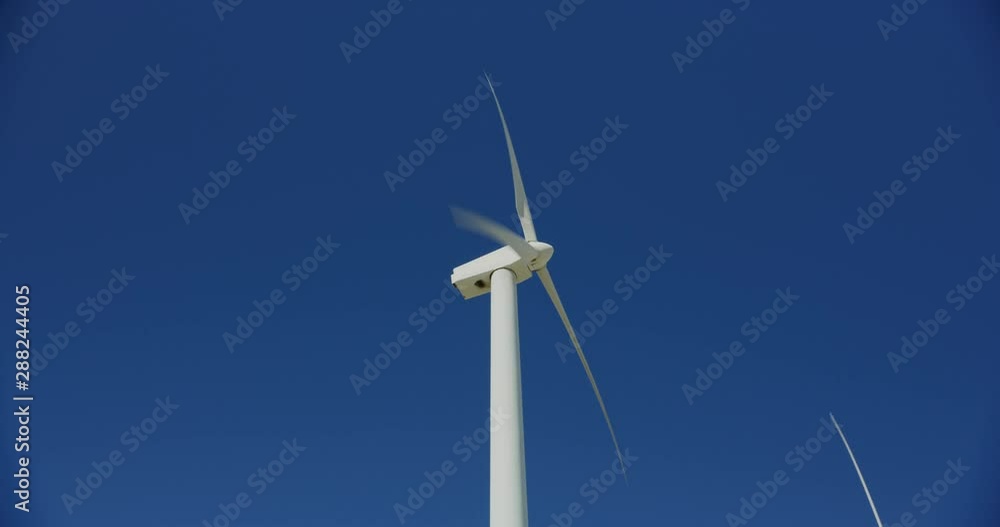 Wind turbine close up in Palm Springs, California Wind turbine close up in Palm Springs, California