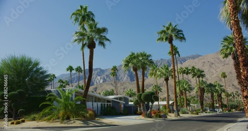 Famous architecture in Palm Springs, California