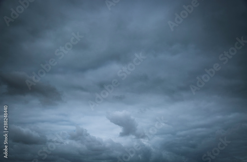 background of a stormy sky full of dark clouds