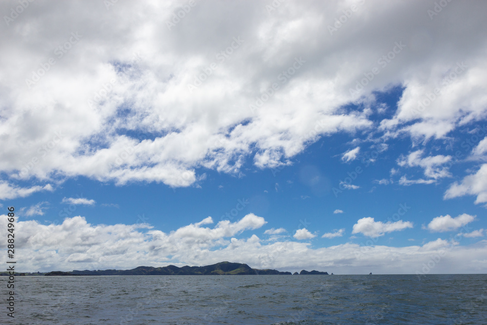 view from boat of Bay of Islands, New Zealand view from boat of Bay of Islands, New Zealand