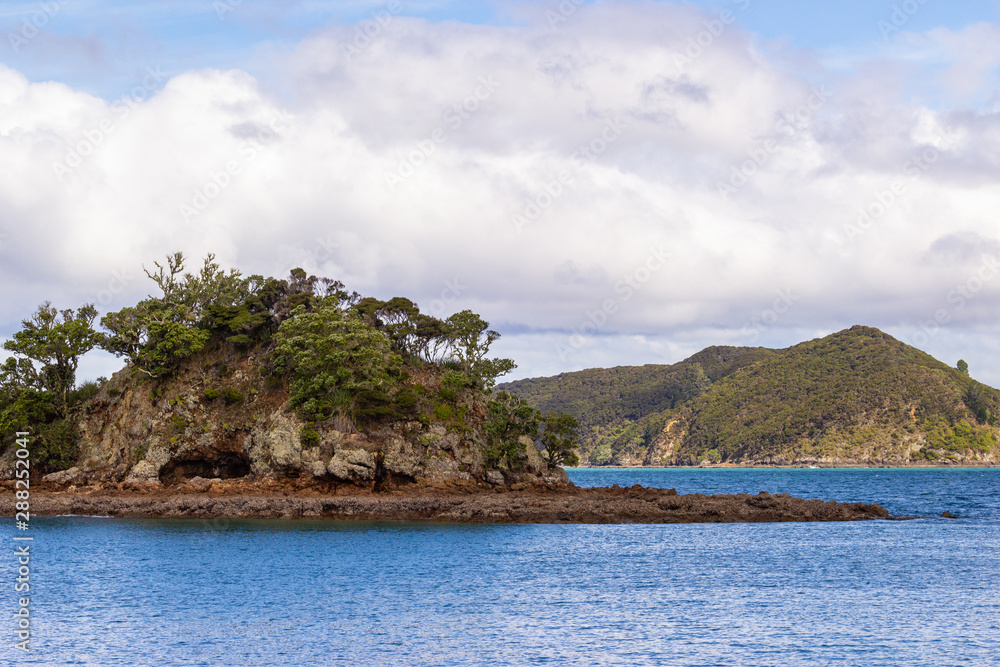 view from boat of Bay of Islands, New Zealand view from boat of Bay of Islands, New Zealand