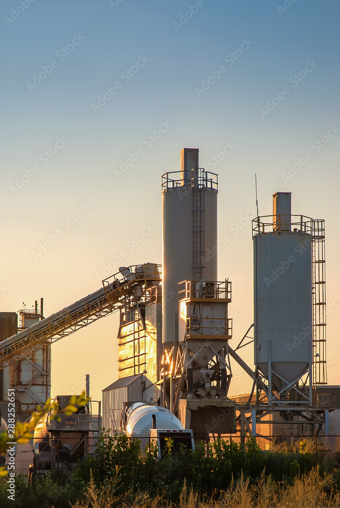 Obraz premium Cement Mixer Plant