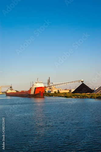 Detroit River Shipping © Gerald Bernard