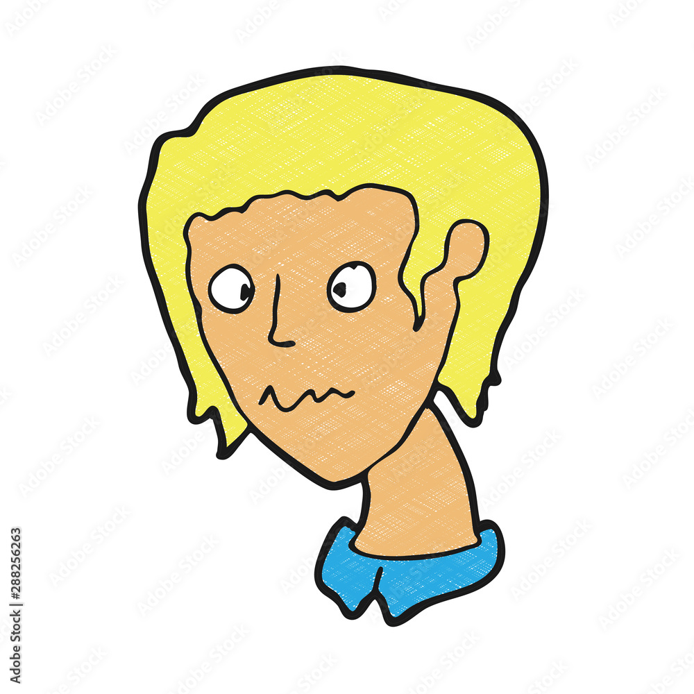 digitally drawn illustration squint design. hand drawing texture style digitally drawn illustration squint design. hand drawing texture style