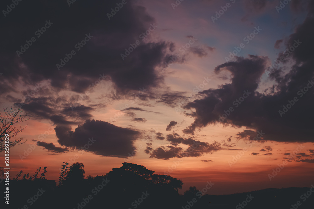 Obraz premium sunset in the sky