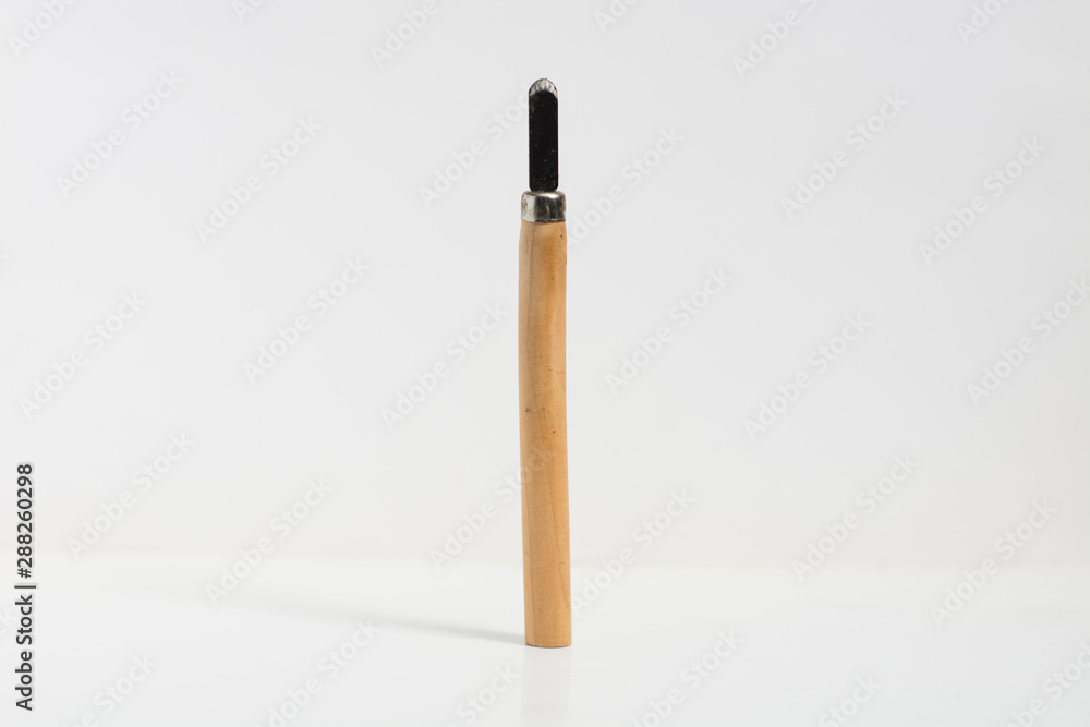 gouge for wood carving on white isolated background gouge for wood carving on white isolated background