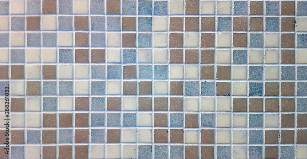 Fototapeta premium marble tiled floor texture and stock photo