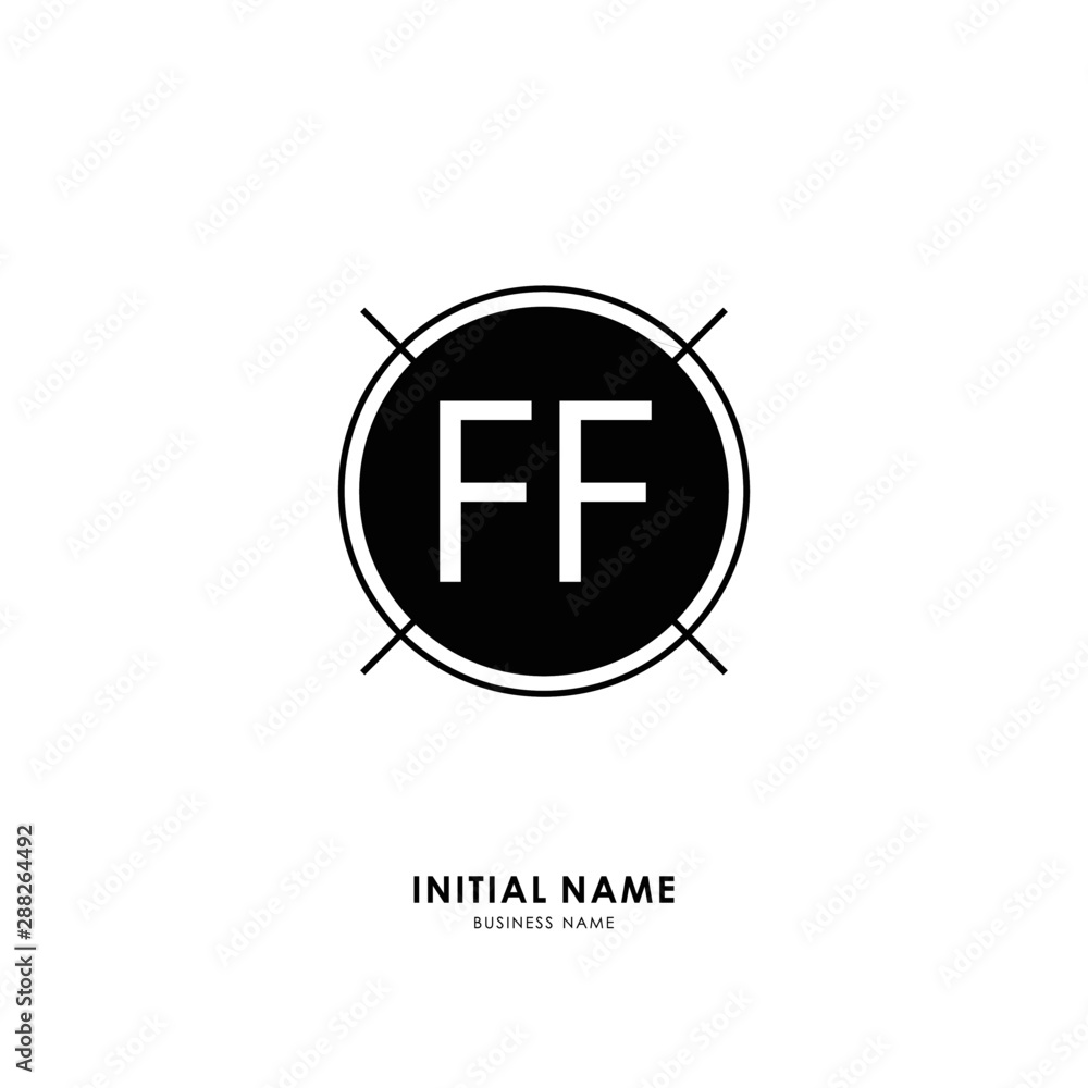 F FF Initial logo letter with minimalist concept. Vector with scandinavian style logo. F FF Initial logo letter with minimalist concept. Vector with scandinavian style logo.