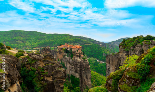 old monastery on the hill