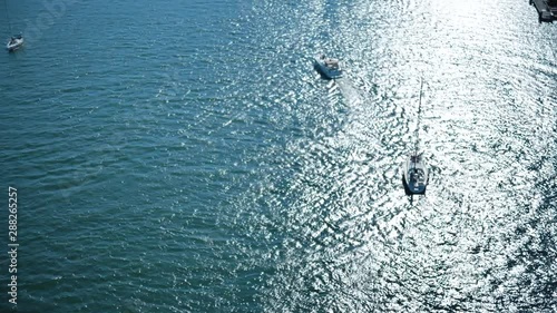 expensive yachts sail in the summer