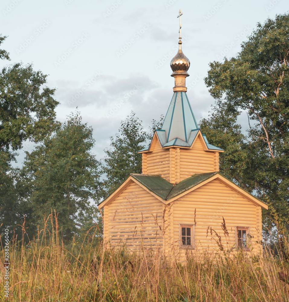 Abandoned Wooden Church in Russia