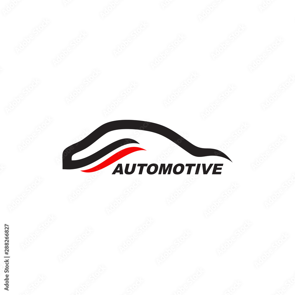 Obraz premium Automotive logo design vector template