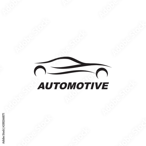 Automotive logo design vector template
