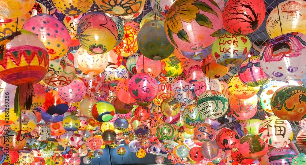 Lanterns on Chinese New Year