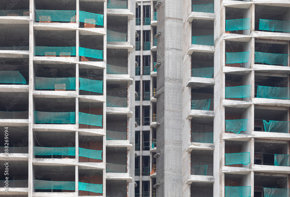 Large Development and Construction Site in Asia Large Development and Construction Site in Asia